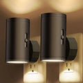 TSEXES LED Night Lights Plug into Wall, Dusk to Dawn Sensor,5-300LM Adjustable Brightness