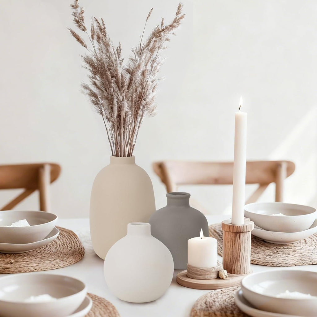 Modern Ceramic Vase Set of 5