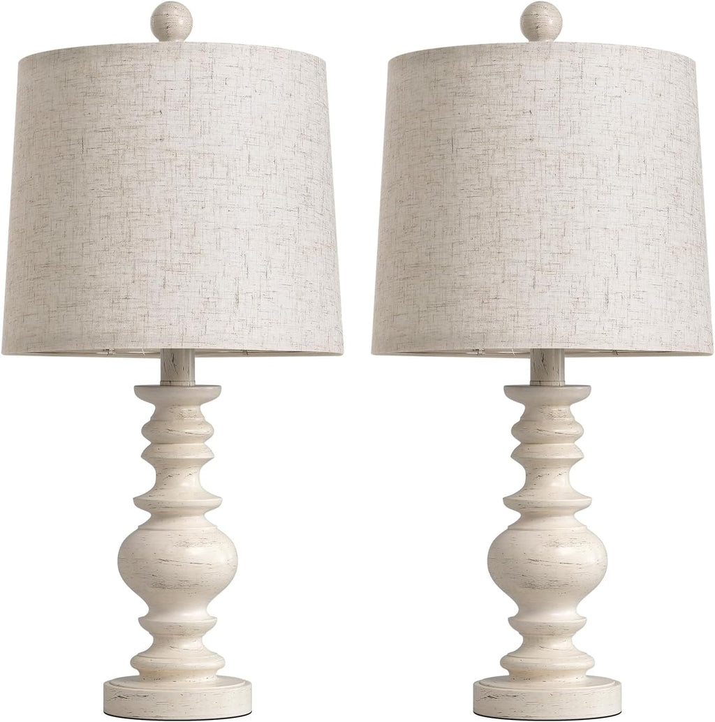 BOBOMOMO Tradition 20.5" Rustic Table Lamp Set of 2